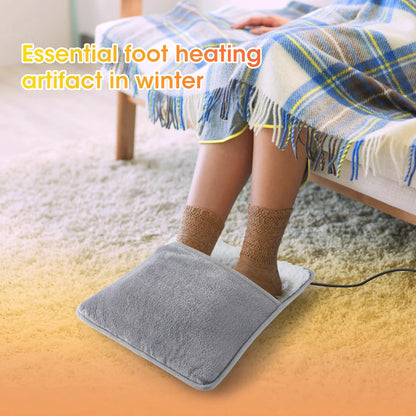 Foot Warmer USB Foot Heater Foot Heating Pad Fast Heating Electric Foot Warmer Pad for Home Soft Plush USB Heated Feet Warmer