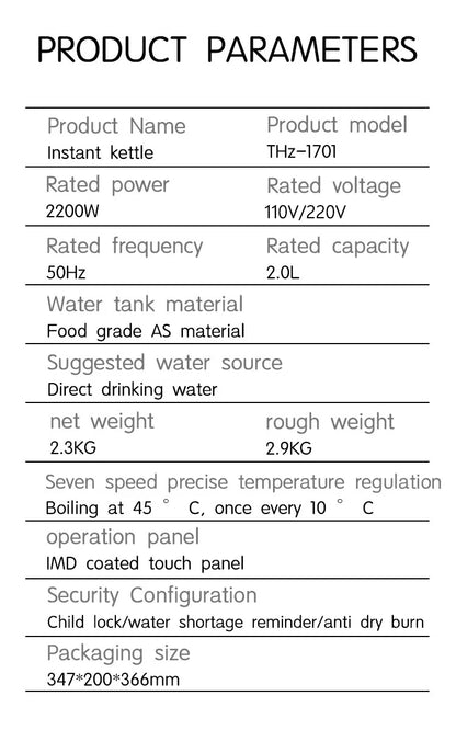 Terahertz 0.96Hz Small Molecule Water Health Water Machine - Water Infusion Device for Enhanced Hydration