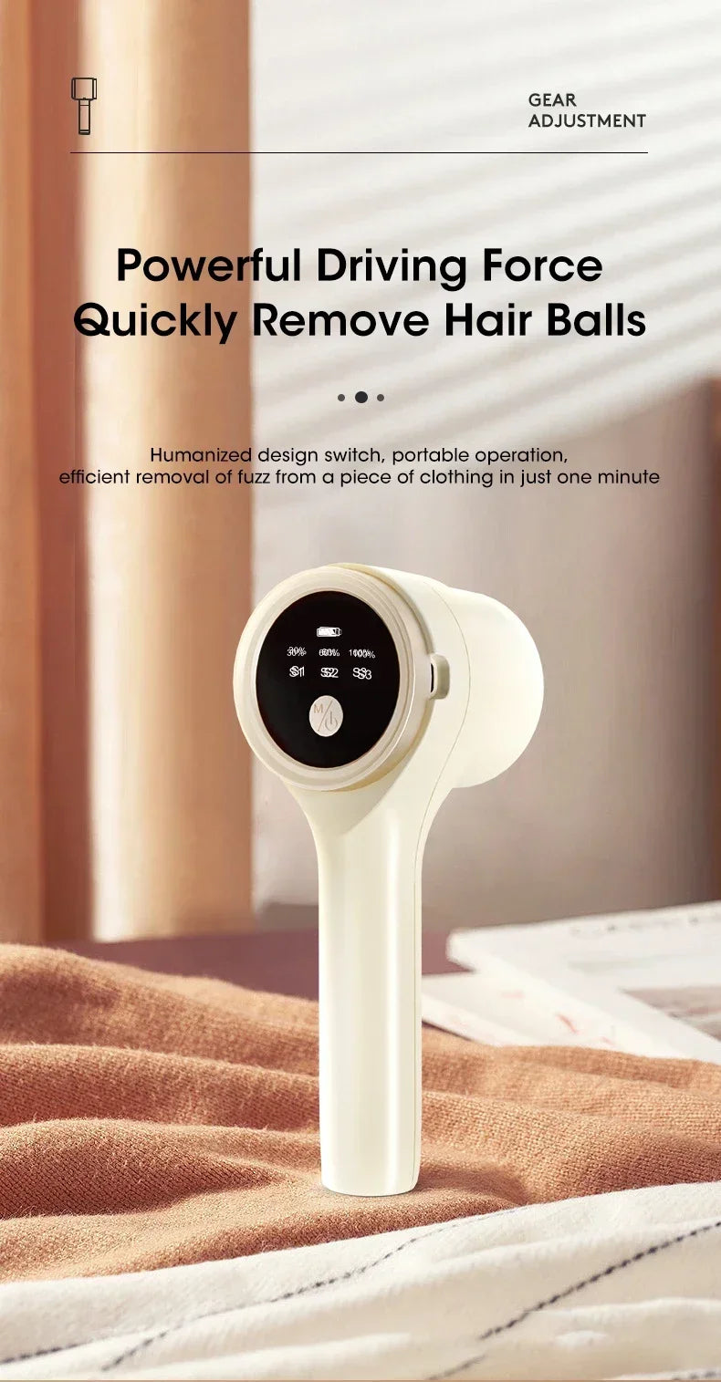 Lint Remover for Clothing Electric Pellet Fluff Remover Rechargeable Portable Fabric HairBall Shaver Removes Lint from Clothes