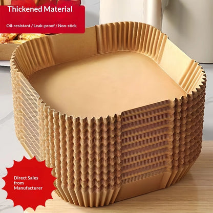 Thickened High-temperature-resistant Disposable Silicone Oil Paper For Air Fryers