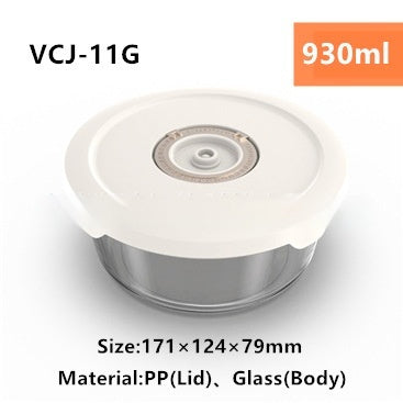 Electric Vacuum Food Sealed Glass Crisper