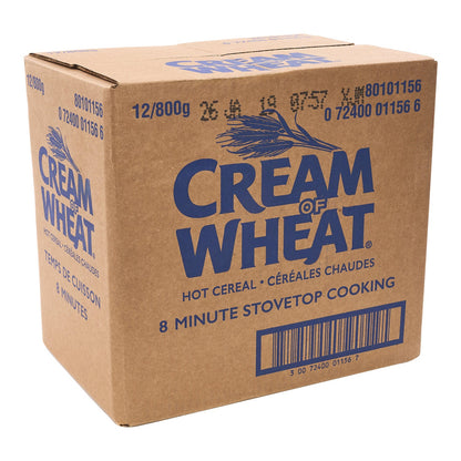 Cereal Cream Of Wheat - 12 x 800 g - Nabisco - Restaurant and Foodservice Ingredients - Canadian Distribution - Ships Free Within Canada on Orders Above CAD $199